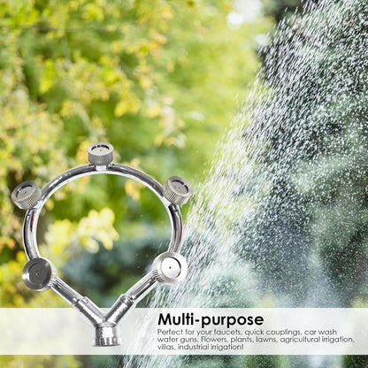 Buse Multi-buses à Anneau en Acier Inoxydable Haute Pression - Embout de Pulvérisation Efficace pour L' Arrosage du Jardin