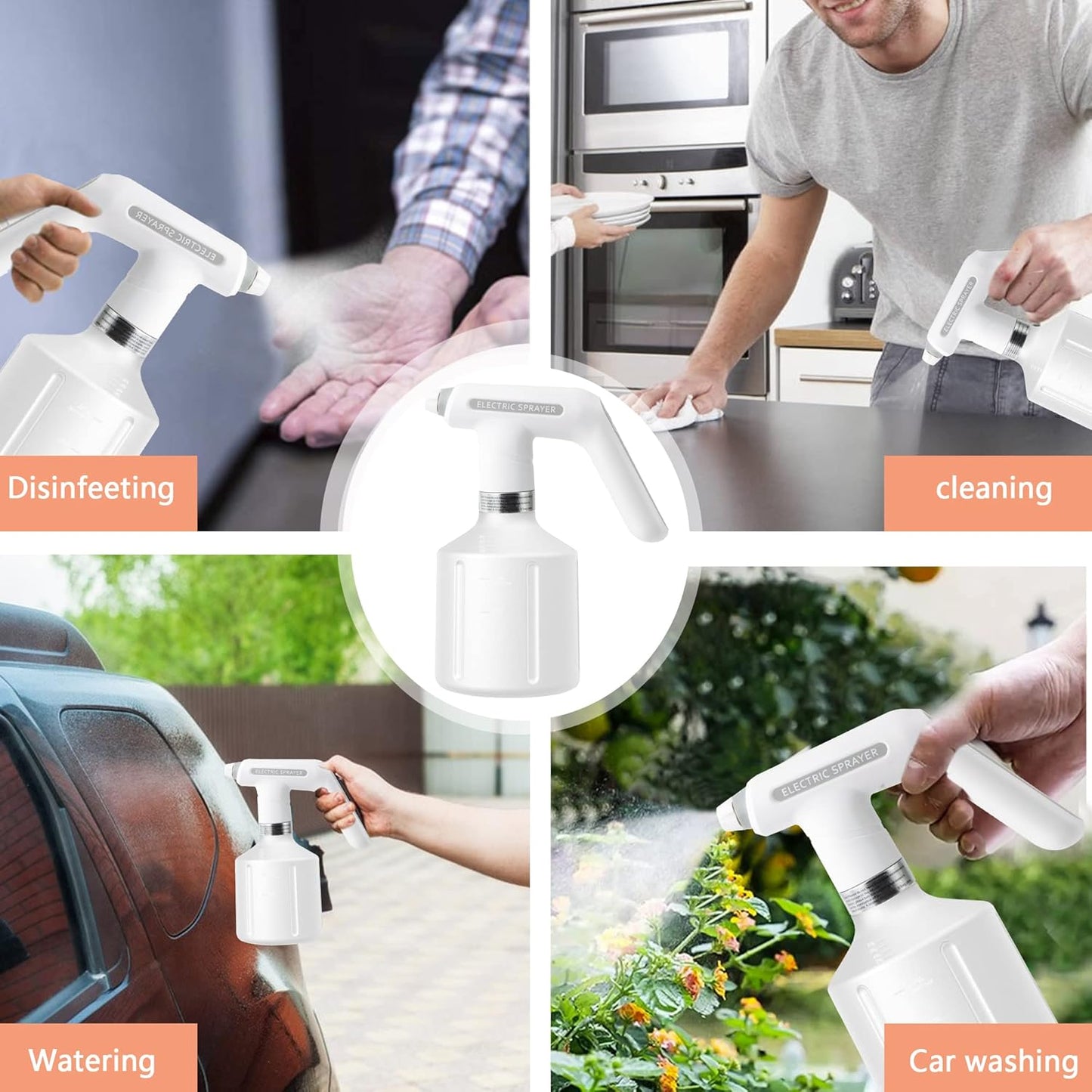 Arrosoir Électrique pour les Plantes - Arrosoir Automatique avec Poignée Confortable