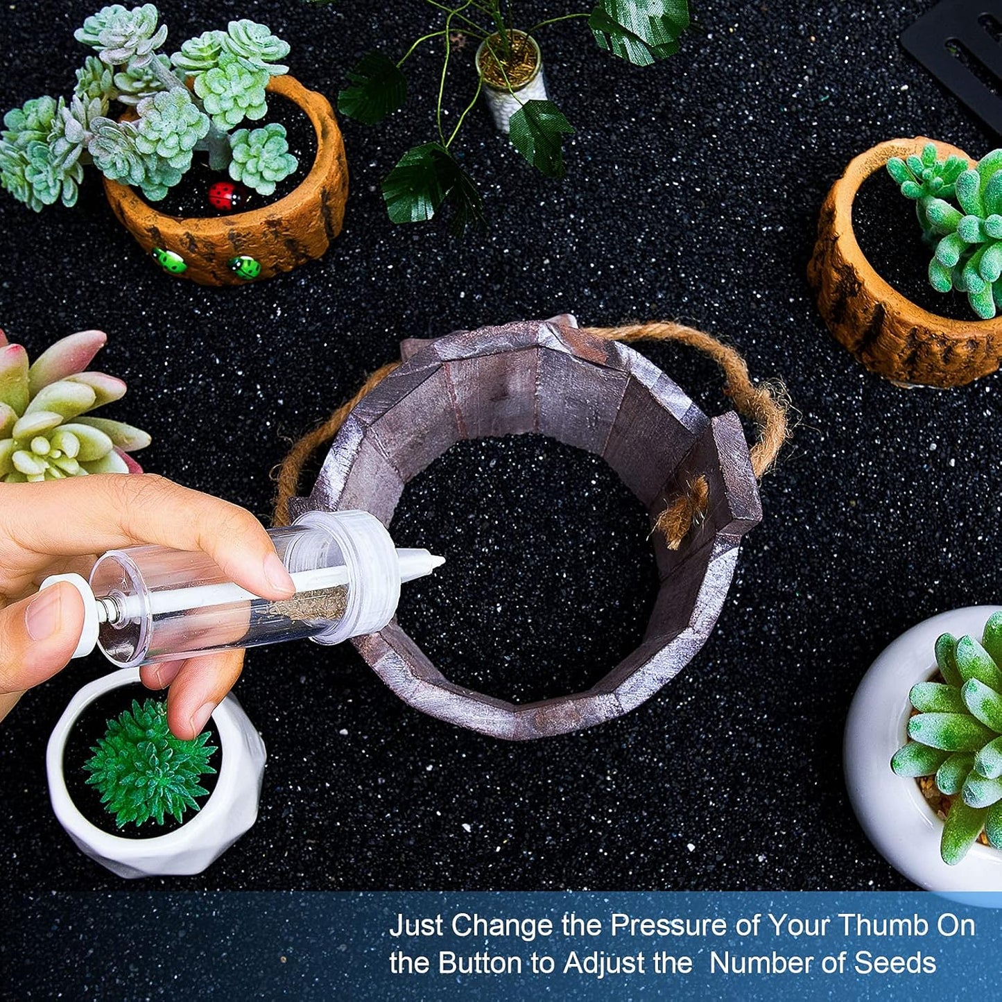 Distributeur De Graines Pour Un Ensemencement Précis - Entonnoir À Graines Facile À Manipuler