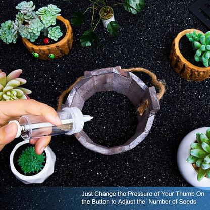 Distributeur De Graines Pour Un Ensemencement Précis - Entonnoir À Graines Facile À Manipuler