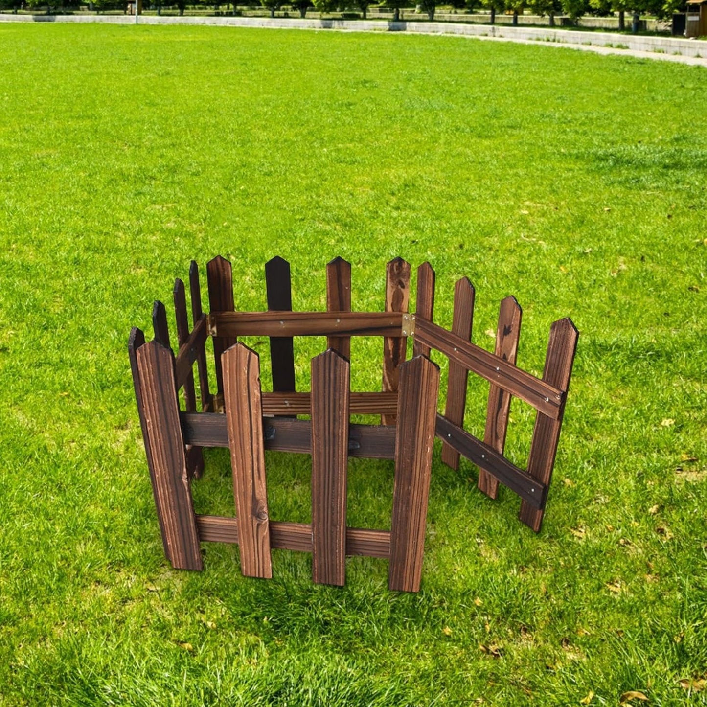 Clôture De Jardin Décorative En Bois Pour Les Parterres Et Les Espaces Extérieurs