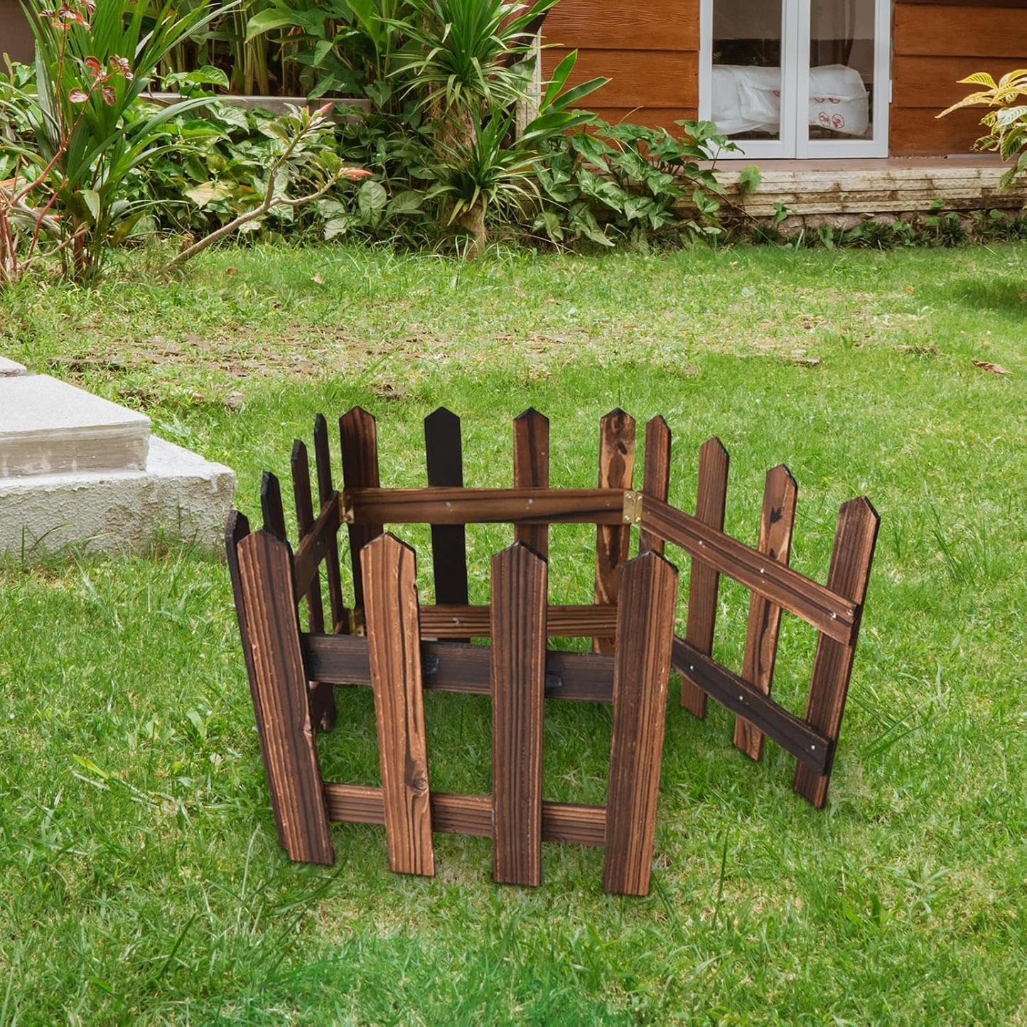 Clôture De Jardin Décorative En Bois Pour Les Parterres Et Les Espaces Extérieurs