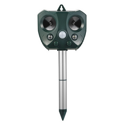 Chasseur de Nuisibles Efficace - Repousse - Animaux Solaire à Ultrasons pour le Jardin