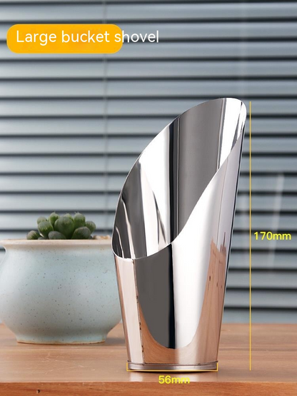 Pelle en Acier Inoxydable pour Terreau - Pelle à Plantes Robuste pour le Jardin et le Balcon