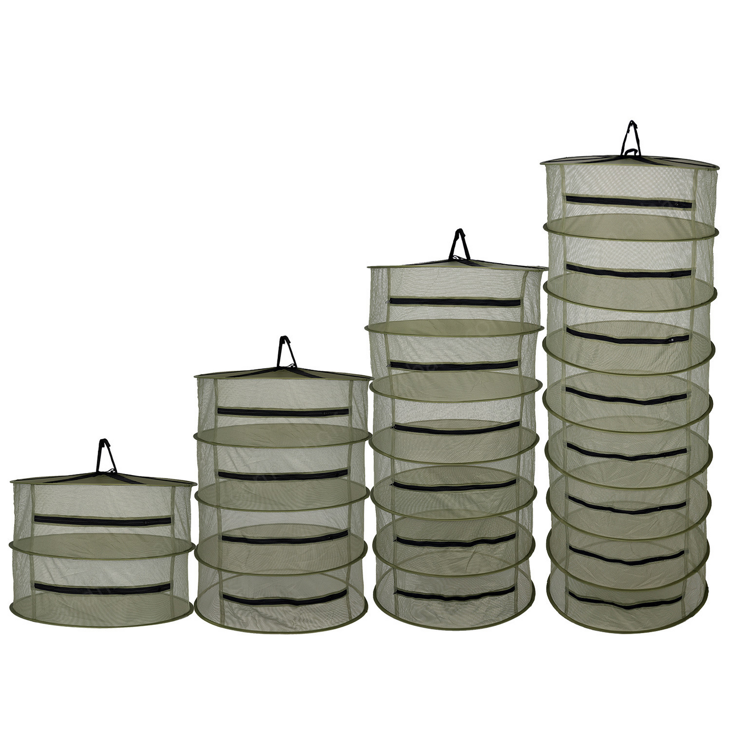 Chariot de Séchage Pliable pour les Fruits , les Légumes et les Herbes Aromatiques - Plateau en Filet à Plusieurs Niveaux pour un Séchage Rapide