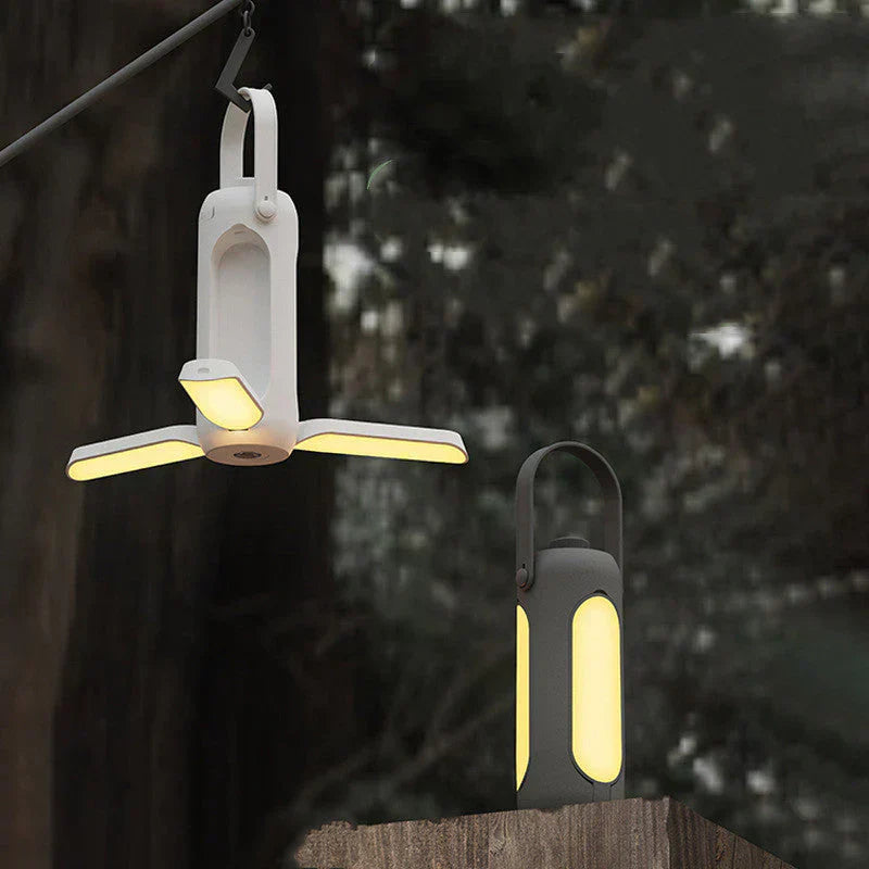 Lampe de Camping Portable Polyvalente avec Bras Flexibles - pour la Tente et le Plein Air