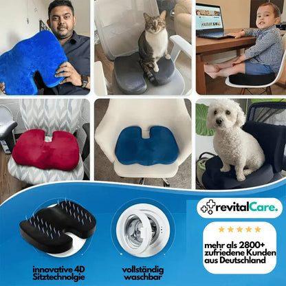 Coussin D' Assise Ergonomique 4d Confort avec Soutien Orthopédique