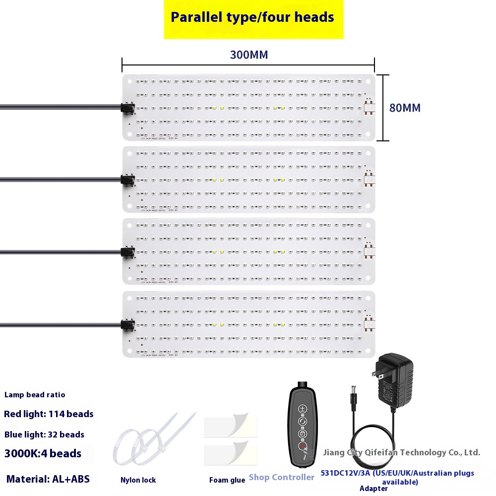Panneau D' Éclairage Led Quantum pour Plantes pour la Croissance et la Stimulation des Couleurs - avec Mode D' Éclairage Réglable