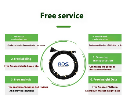 Misting System Pour La Terrasse Et Le Jardin - Kit De Pulvérisation Rafraîchissant Pour Parasol Et Kiosque