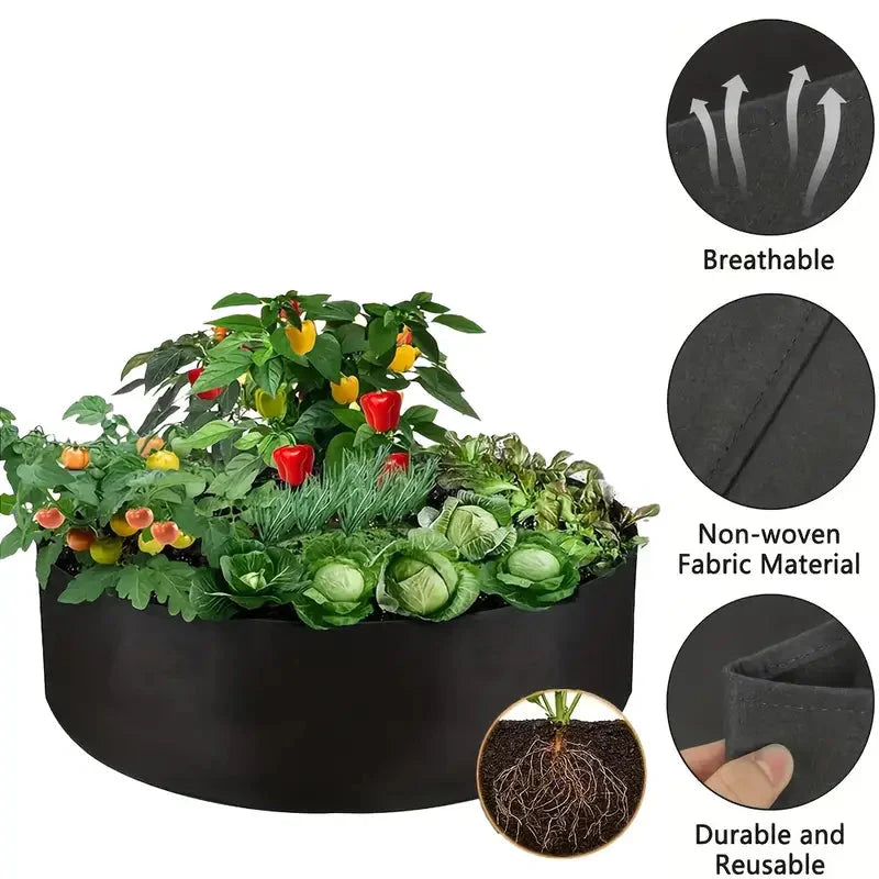 Sachet Rond pour la Croissance des Plantes - Conteneur de Jardinage pour une Croissance Facile des Plantes