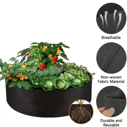 Sachet Rond pour la Croissance des Plantes - Conteneur de Jardinage pour une Croissance Facile des Plantes