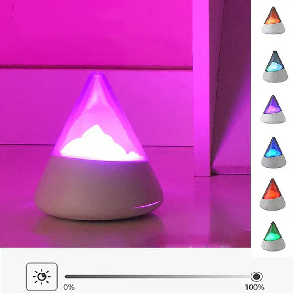 La Veilleuse Iceberg à Led sans Fil - un Design Moderne pour un Éclairage Relaxant