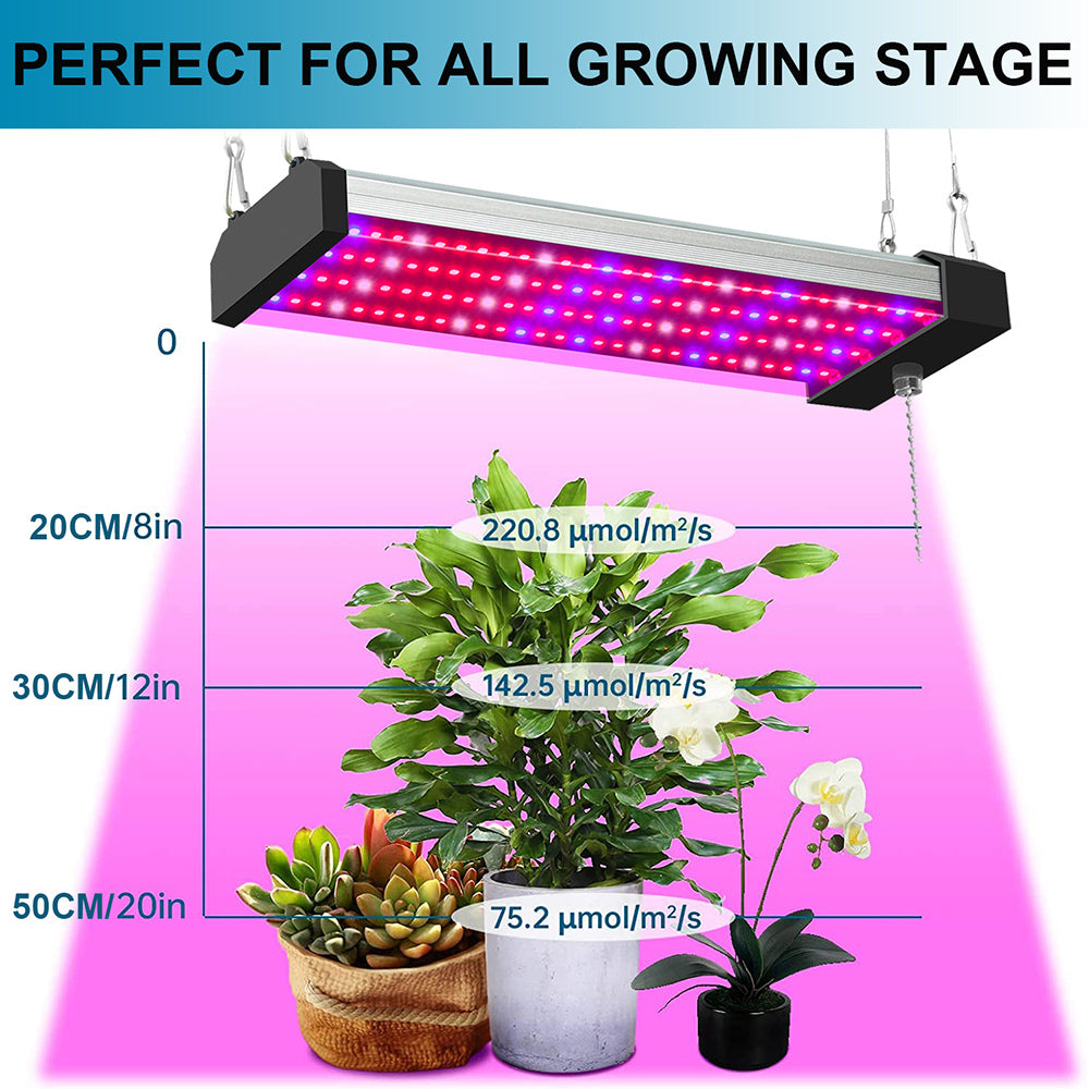 Lampe à LED pour Plantes avec Éclairage Plein - Spectre et Interrupteur à Tirette pour une Croissance Optimale des Plantes