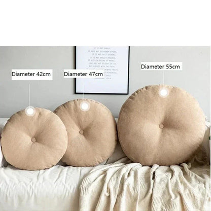 Coussin Rond de Méditation et de Yoga - Coussin de Sol Confortable pour la Détente & le Confort