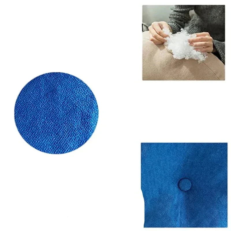 Coussin Rond de Méditation et de Yoga - Coussin de Sol Confortable pour la Détente & le Confort