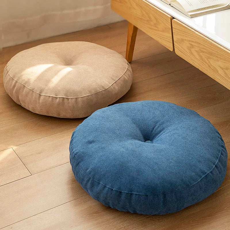 Coussin Rond de Méditation et de Yoga - Coussin de Sol Confortable pour la Détente & le Confort