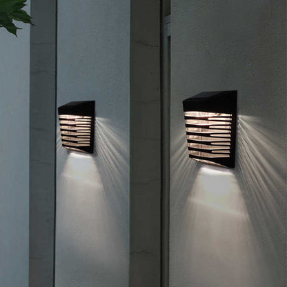 Lampe Murale Solaire de Jardin à LED - Éclairage Extérieur à L' Énergie Solaire pour la Terrasse et le Jardin