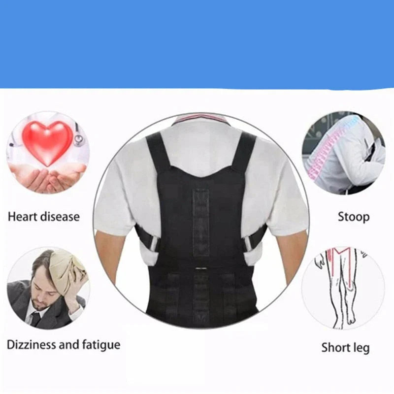 Support Dorsal Magnétique de Correction de la Posture
