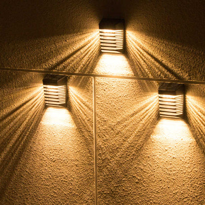 Lampe Murale Solaire de Jardin à LED - Éclairage Extérieur à L' Énergie Solaire pour la Terrasse et le Jardin