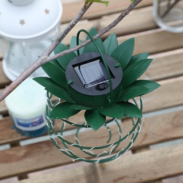 Lampe de Jardin à L' Ananas Alimentée au Solaire