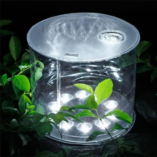 Lampe de Jardin Pliante à Énergie Solaire - Eclairage Extérieur Led Portable pour le Jardin et la Cour