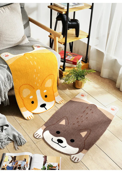 Animal Mignon Tapis Antidérapant - Design Animalier pour la Cuisine , la Salle de Bain et L' Entrée