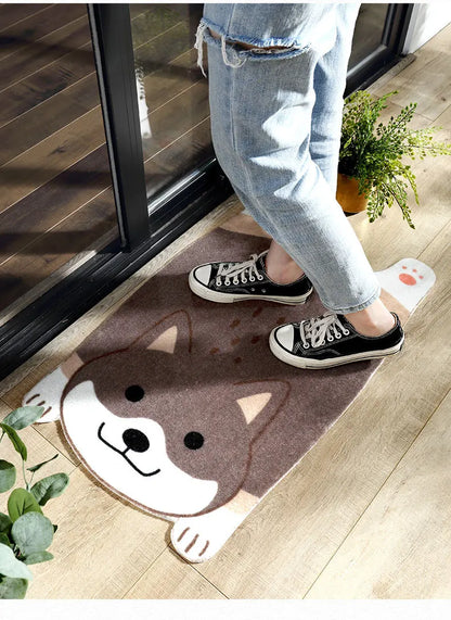 Animal Mignon Tapis Antidérapant - Design Animalier pour la Cuisine , la Salle de Bain et L' Entrée
