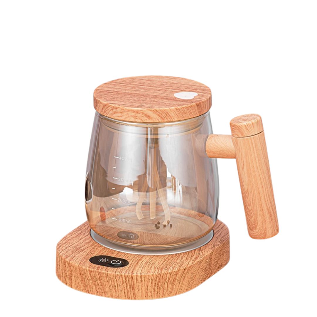 2in1 Tasse de Mixage en Bois