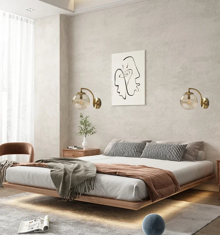 Applique Élégante avec Design en Verre