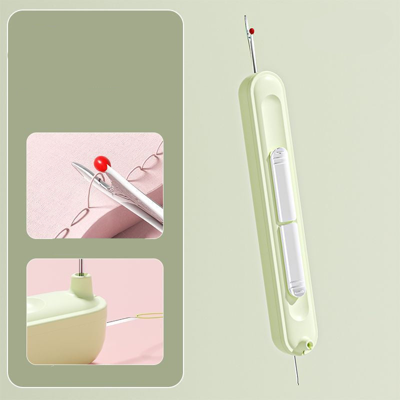 Aide à L' Enfilage de L' Aiguille 2en1