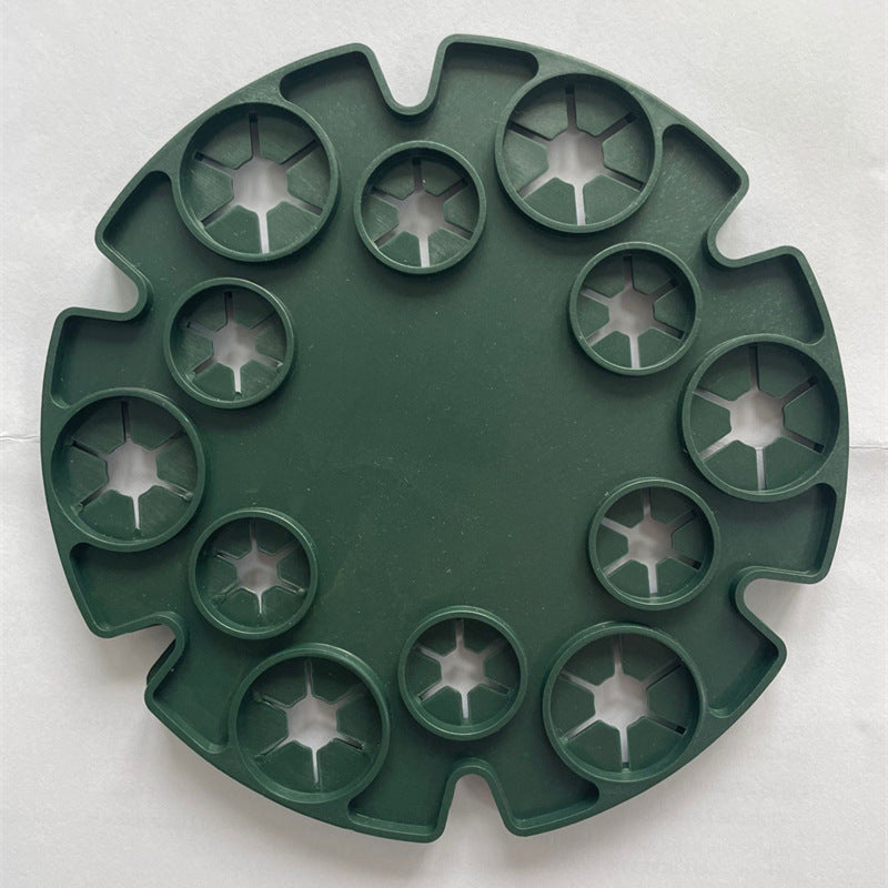 Anneau de Support de Plantes pour Tiges de Bambou - Support Stable pour les Tomates et les Plantes Grimpantes