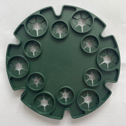 Anneau de Support de Plantes pour Tiges de Bambou - Support Stable pour les Tomates et les Plantes Grimpantes