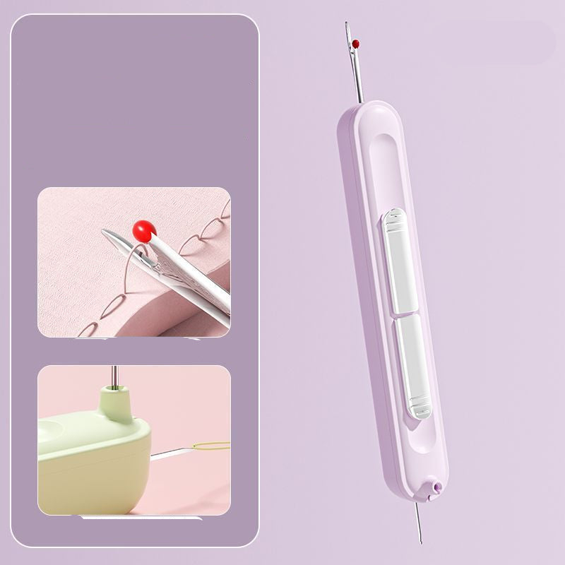 Aide à L' Enfilage de L' Aiguille 2en1