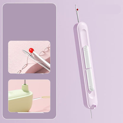 Aide à L' Enfilage de L' Aiguille 2en1