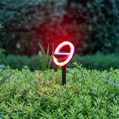 Lampes Solaires de Jardin avec Changement de Couleur - Spots de Sol à Led pour L' Extérieur et le Jardin