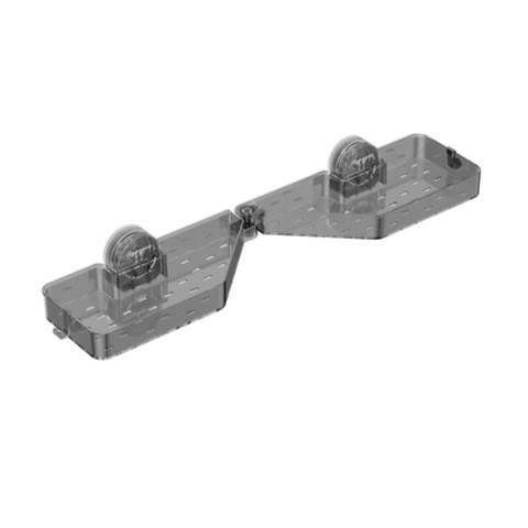Étagère de Salle de Bain Pliable à Ventouse