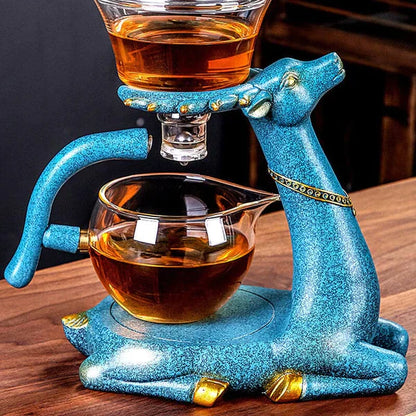 Set de Distillation de Thé Artistique avec Design Animalier - Tea Brewer Exclusif pour Boire du Thé avec Style