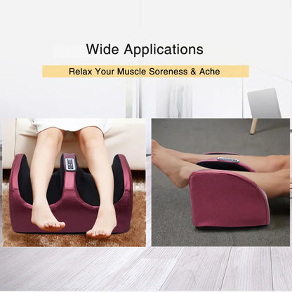 Masseur de Pieds Chauffant Shiatsu avec Relaxation Électrique Profonde