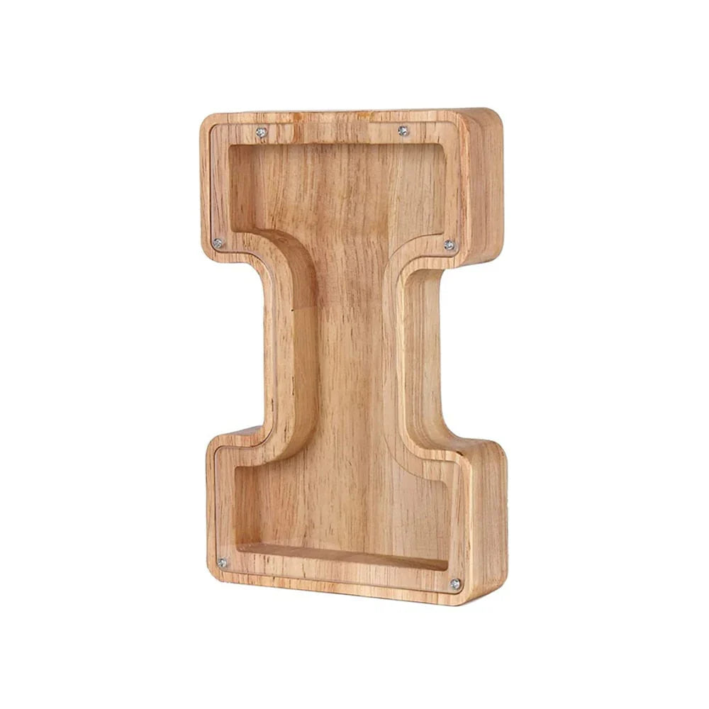 Cochon Alphabet En Bois Avec Fenêtre Transparente Pour Économiser Avec Style