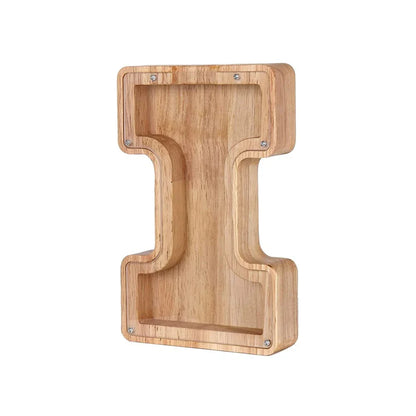 Cochon Alphabet En Bois Avec Fenêtre Transparente Pour Économiser Avec Style