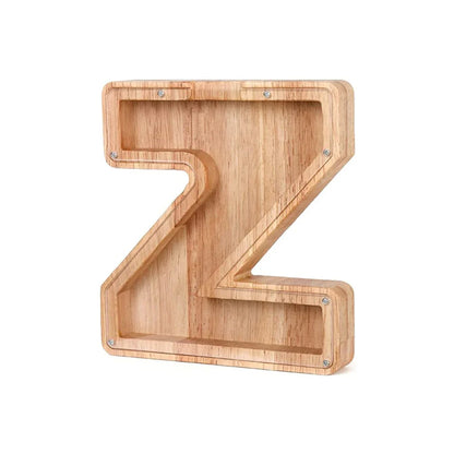 Cochon Alphabet En Bois Avec Fenêtre Transparente Pour Économiser Avec Style