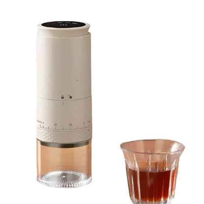Moulin À Café Électrique Portatif Avec Degré De Mouture Réglable