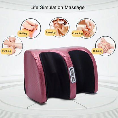 Masseur de Pieds Chauffant Shiatsu avec Relaxation Électrique Profonde