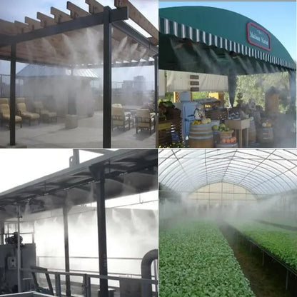 Système D' Arrosage pour le Jardin - Kit D' Arrosage Goutte-à-goutte avec Tête de Pulvérisation Réglable et Accessoires