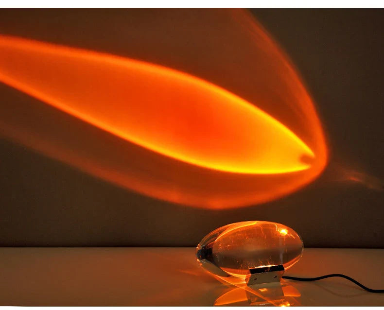 Fascinante Veilleuse en Cristal pour les Yeux