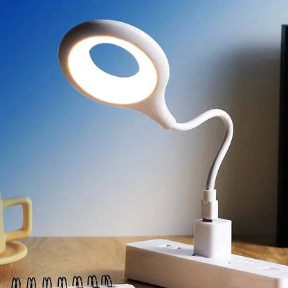 Lumière de Nuit Compacte et Rechargeable - Lumière Led Flexible pour le Bureau et la Table de Chevet