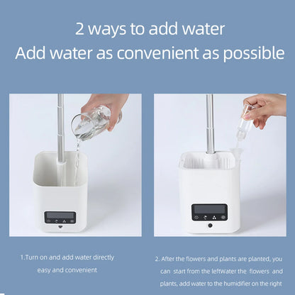 Pot de Culture Hydroponique Intelligent Multifonctionnel avec Calendrier , Diffuseur et Lampe de Bureau