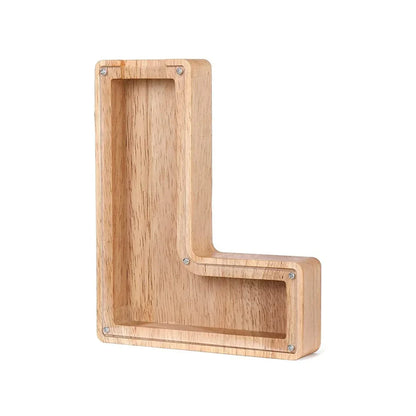 Cochon Alphabet En Bois Avec Fenêtre Transparente Pour Économiser Avec Style