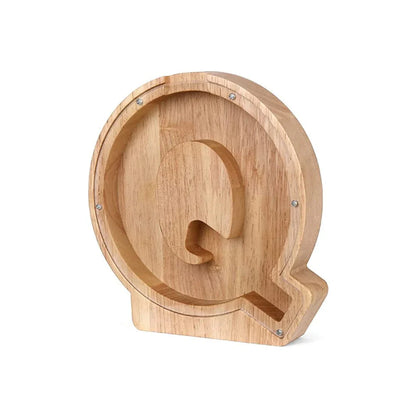 Cochon Alphabet En Bois Avec Fenêtre Transparente Pour Économiser Avec Style