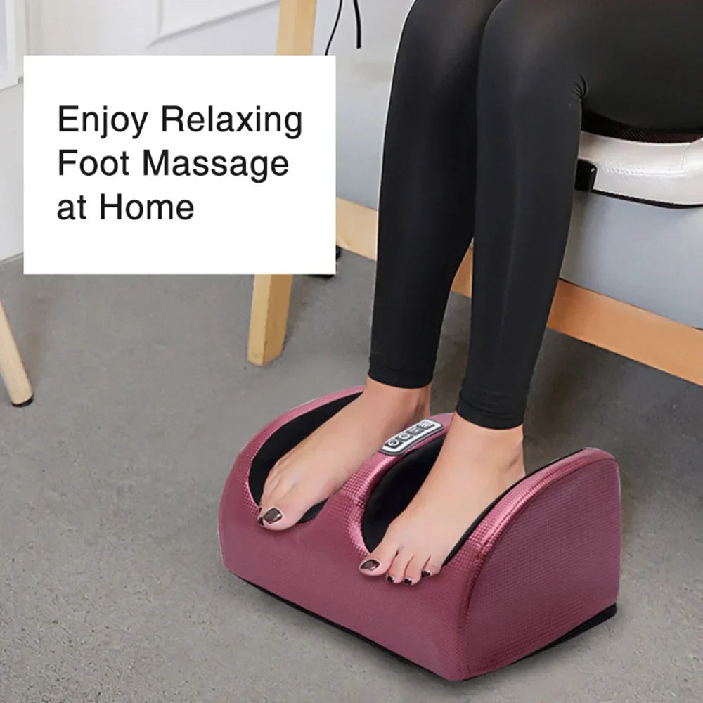 Masseur de Pieds Chauffant Shiatsu avec Relaxation Électrique Profonde